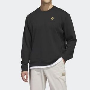 adidas Adicross X Burning Cart Society Layer Crew  Golf Sweatershirt Size M.